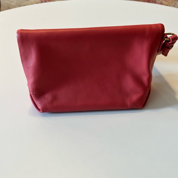 J. Crew Oslo Soft Leather Foldover Clutch Wristlet - Picture 3 of 10